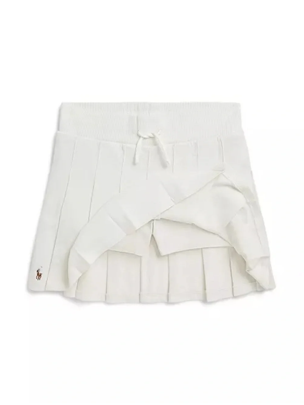 NWT-RALPH LAUREN Polo Big Girls Pleated Jersey Skort Size L 12-14